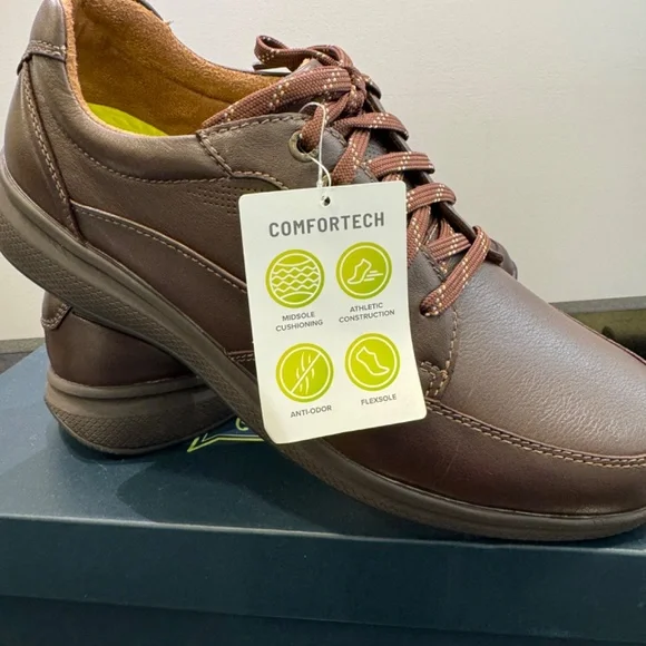 Florsheim Great Lakes Walking shoe in Brown Tumbler Leather. NWT size 10.5 - Picture 3 of 6